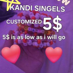 KANDI SINGELS CUSTOMISABLE 