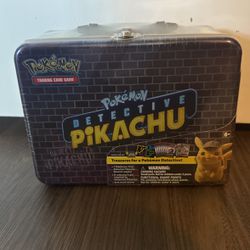 Pokemon Detective Pikachu Collectors Chest Lunch Box SEALED. EXTREMELY RARE!