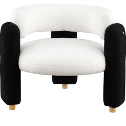 Accent Chair Armchair with Wooden Structure
