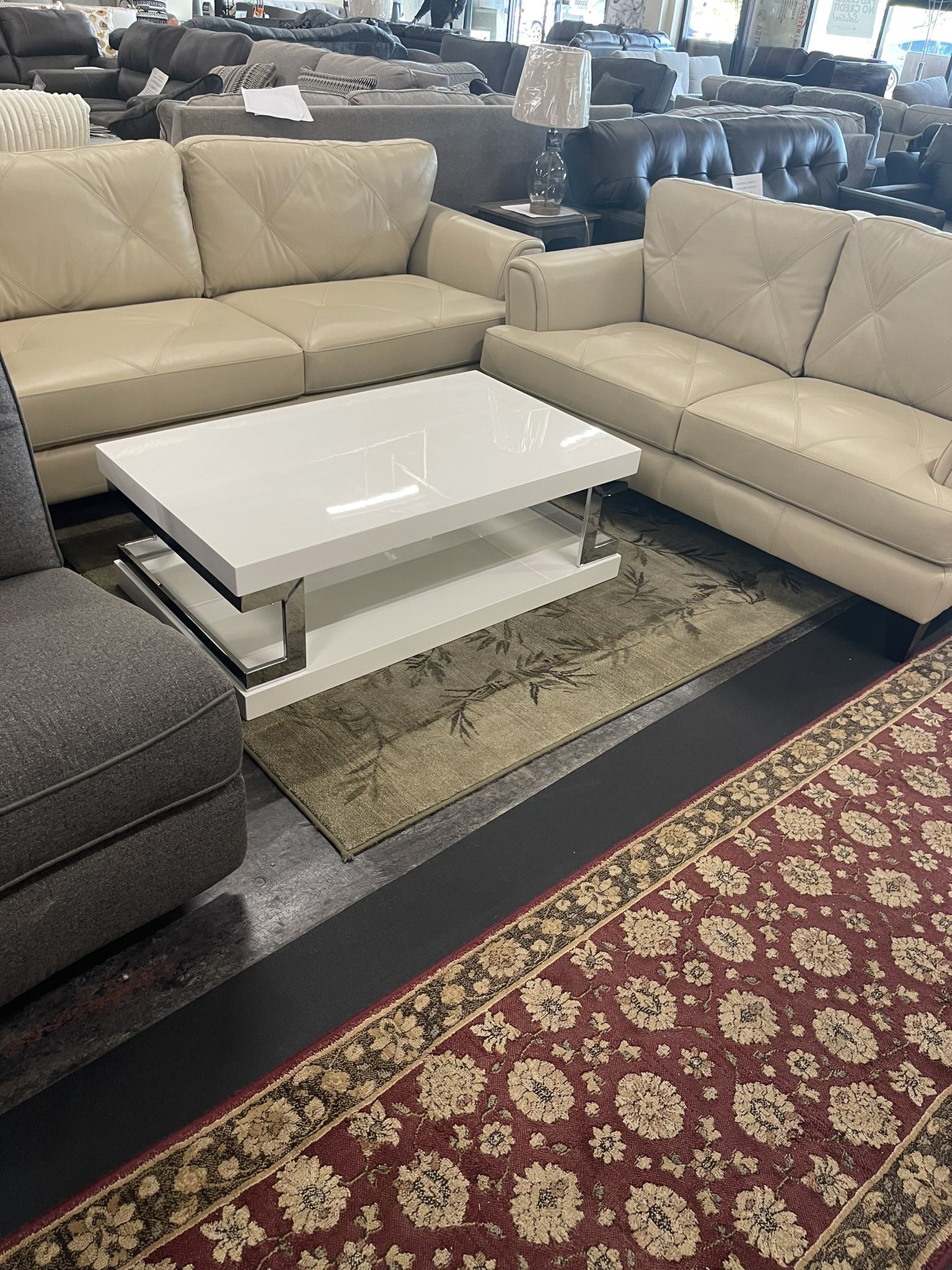 Leather Sofa & Leather Love Seat On Sale