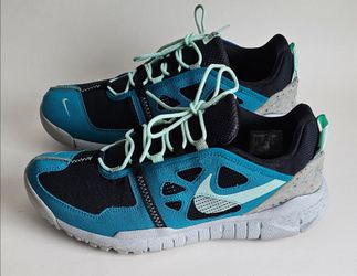 Nike Men's Free Terra Vista Black Mint Spruce Hiking Trail Running Shoes 12.5