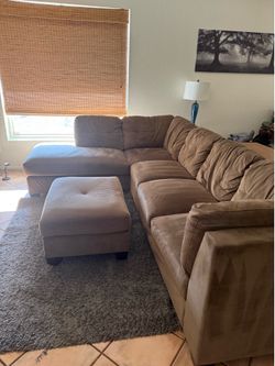 Super comfy brown couch