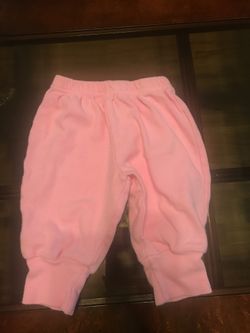 Pink pants size 0-6 months