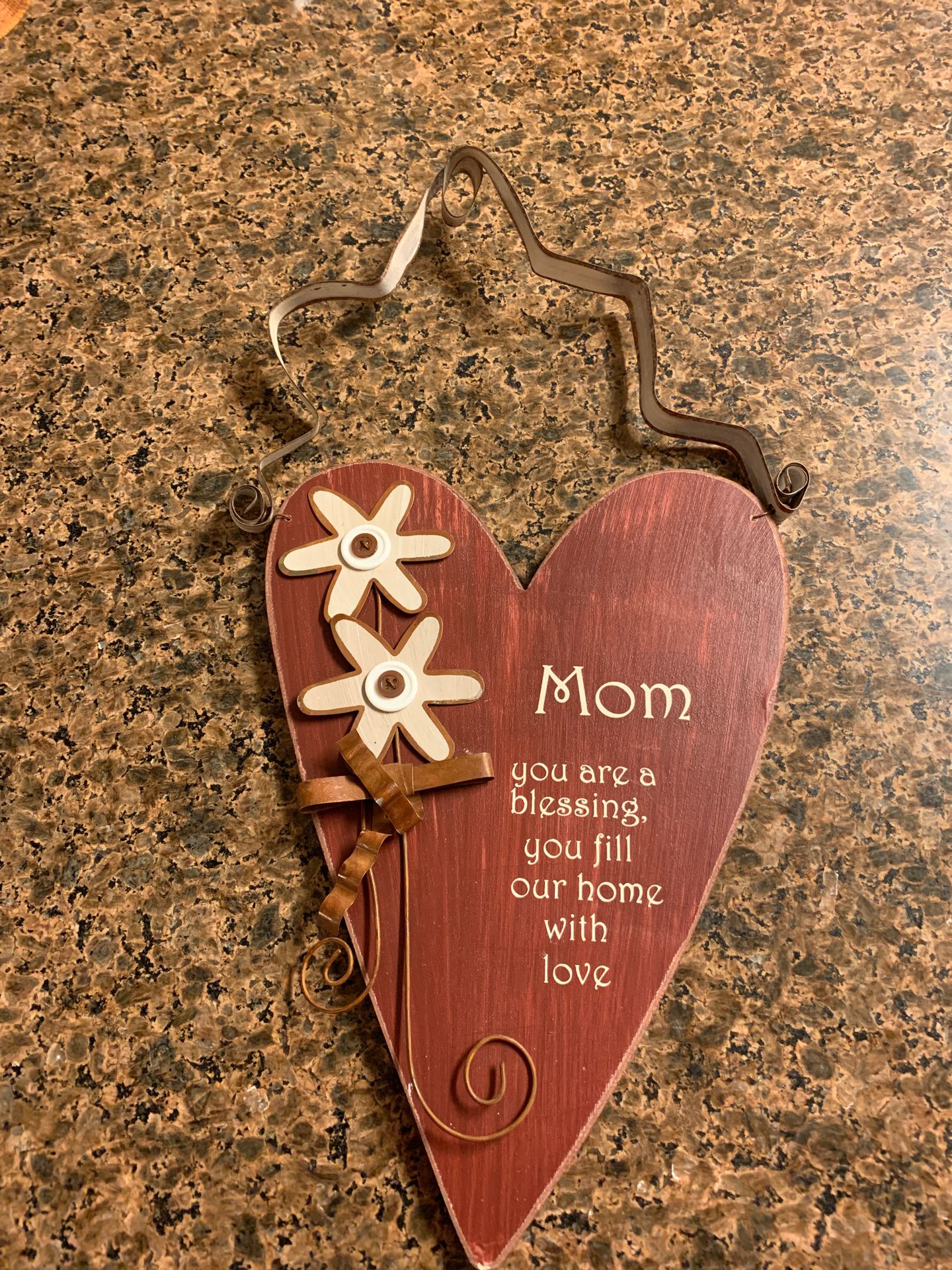 RUSTIC SIGN WALL HANGING MOM DECOR