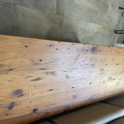 Solid Pine Console Table From Z Gallerie