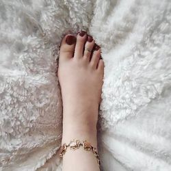 Amber Colored Anklet