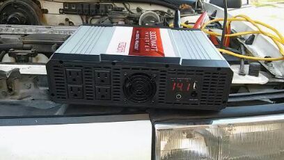 Brand new Fusion power 3000 watt power inverter with digital readout