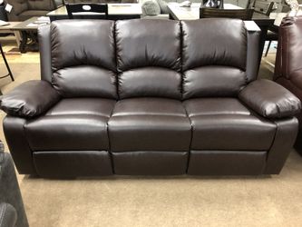 New l leather sofa recliner