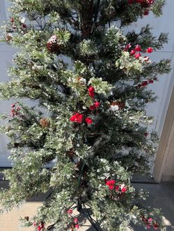 Tree with Lights 8 ft Tall