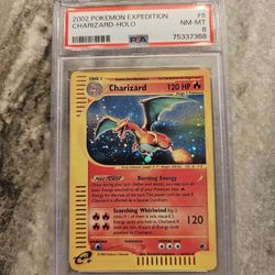 2002 Pokemon Expedition #6 Charizard Holo PSA 8 NM-MT