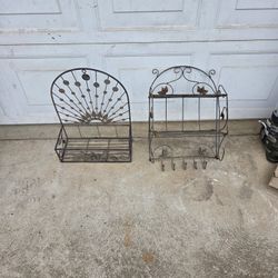 2 hanging plant Stands 