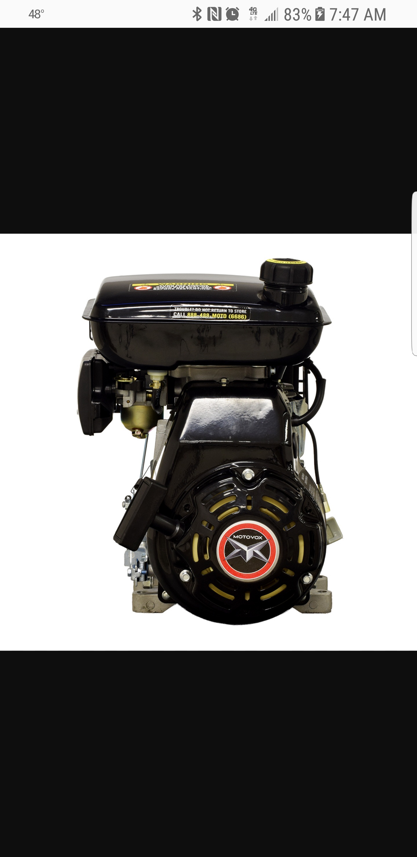Motovox 80cc sale engine