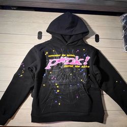 Sp5der P*NK V1 Hoodie Medium (Read Description)