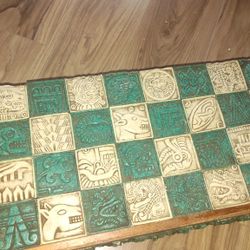 Chess Set Vintage Mayan Aztec