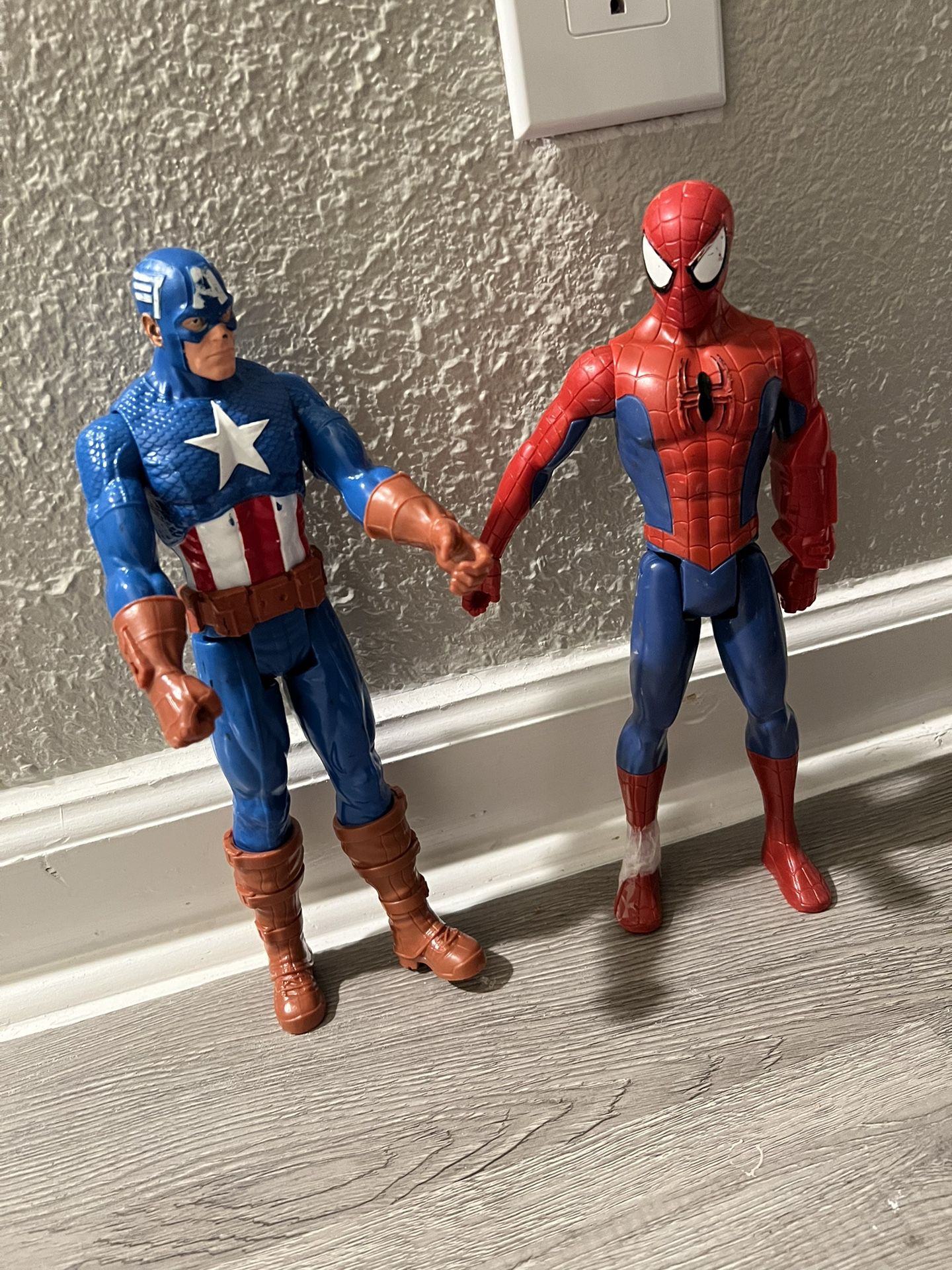 Spider Man And Captain America 