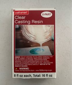 Clear Casting Resin 2-Part 8fl oz each bottle