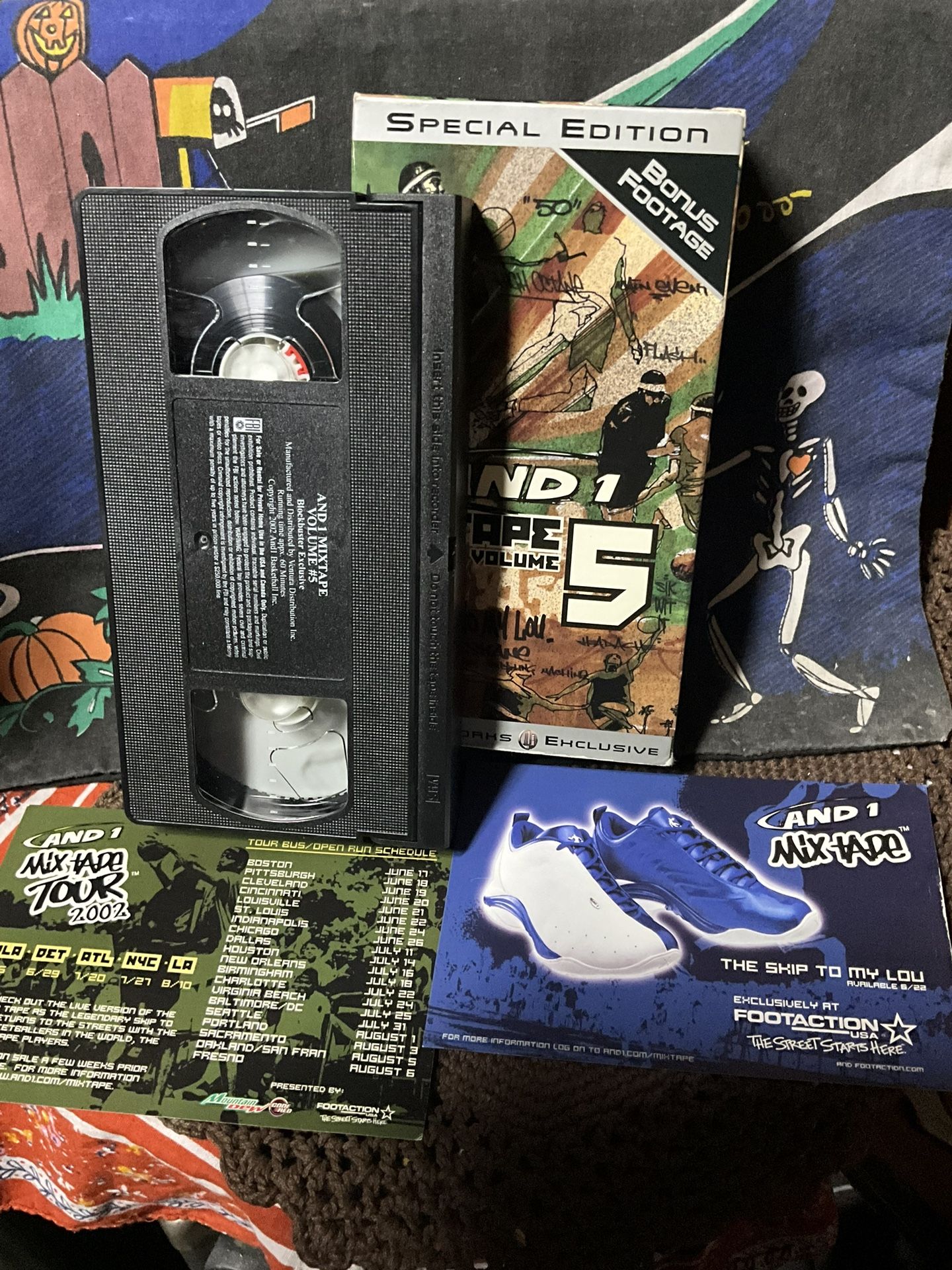 SUPER RARE Original And 1 Mixtapes Vol. 1&5 PLUS 3 Other OOP Basketball VHS  Born To
