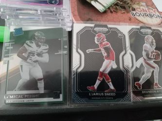 Football Cards Rookies Autographs ,Joe Burrow ,Justin ,Herbert, Tua