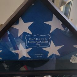 Triangle Flag Display Case