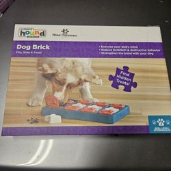 Nina Ottosson Dog Brick Interactive Treat Puzzle Dog Toy, Intermediate (Level 2)