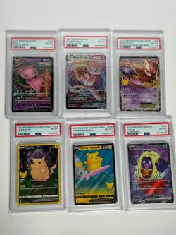LOT of PSA 8 Pokemon Cards