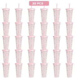30 pcs Insulated Stainless Steel Water Bottle Leak‑Proof Reusable Travel Tumbler for Sports Outdoor
