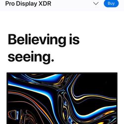 Apple Pro Display XDR Monitor  32”
