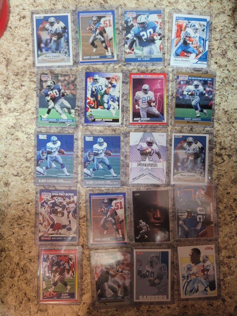 Berry Sanders Cards Lot