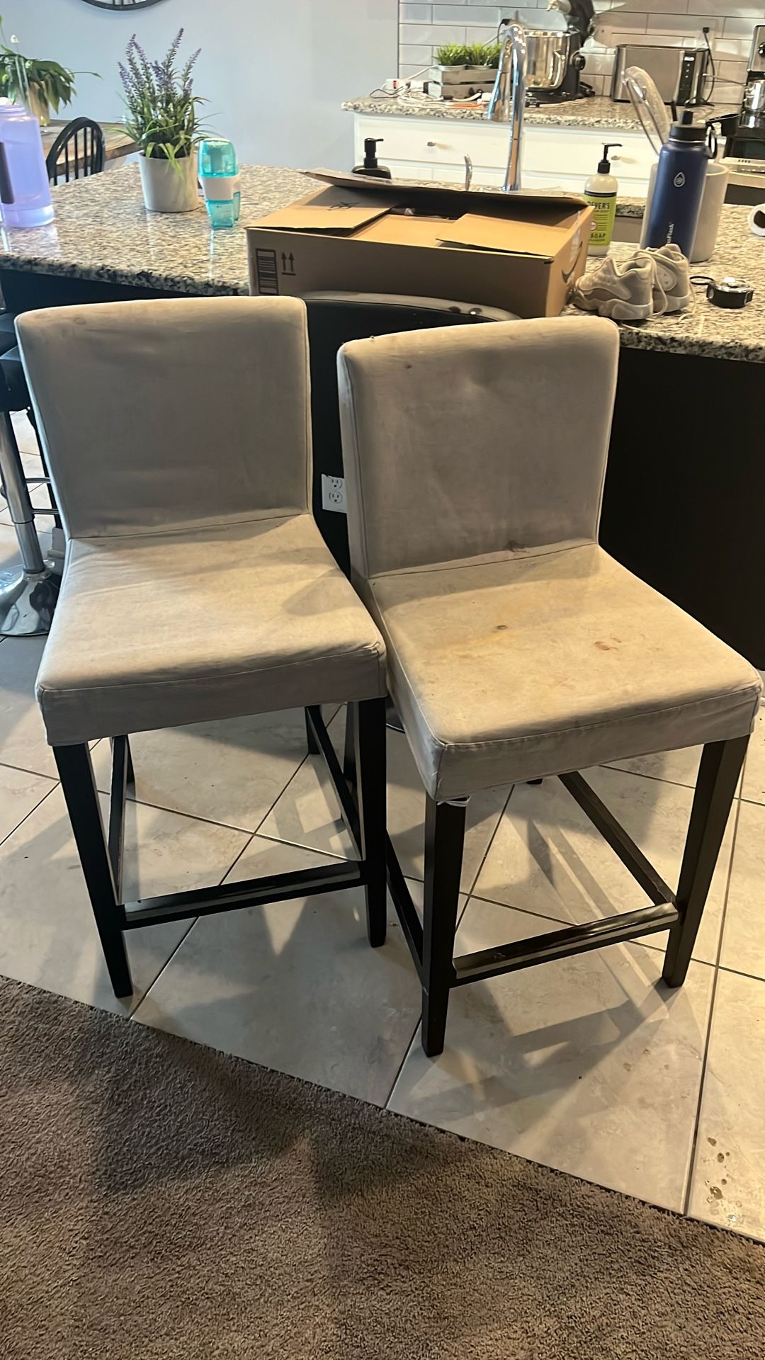 2 High Stool Chairs