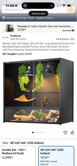 Reptile enclosure