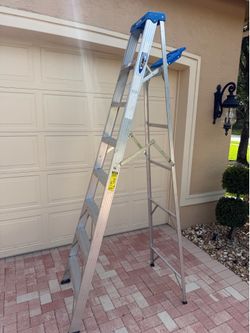 Weber 8 foot heavy duty, aluminum ladder