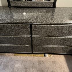 Headboard and drawer set