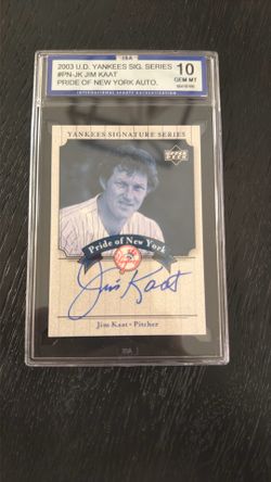 2003 Upper Deck Jim Kaat Autograph