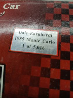 Dale Earnhardt '85 ...$75