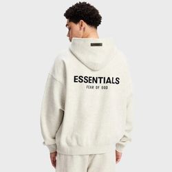 Fear of God Essentials Hoodie Light Oatmeal 