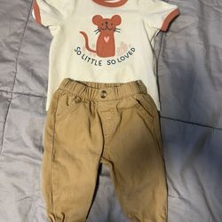 Cat & Jack Baby Boy Outfit 