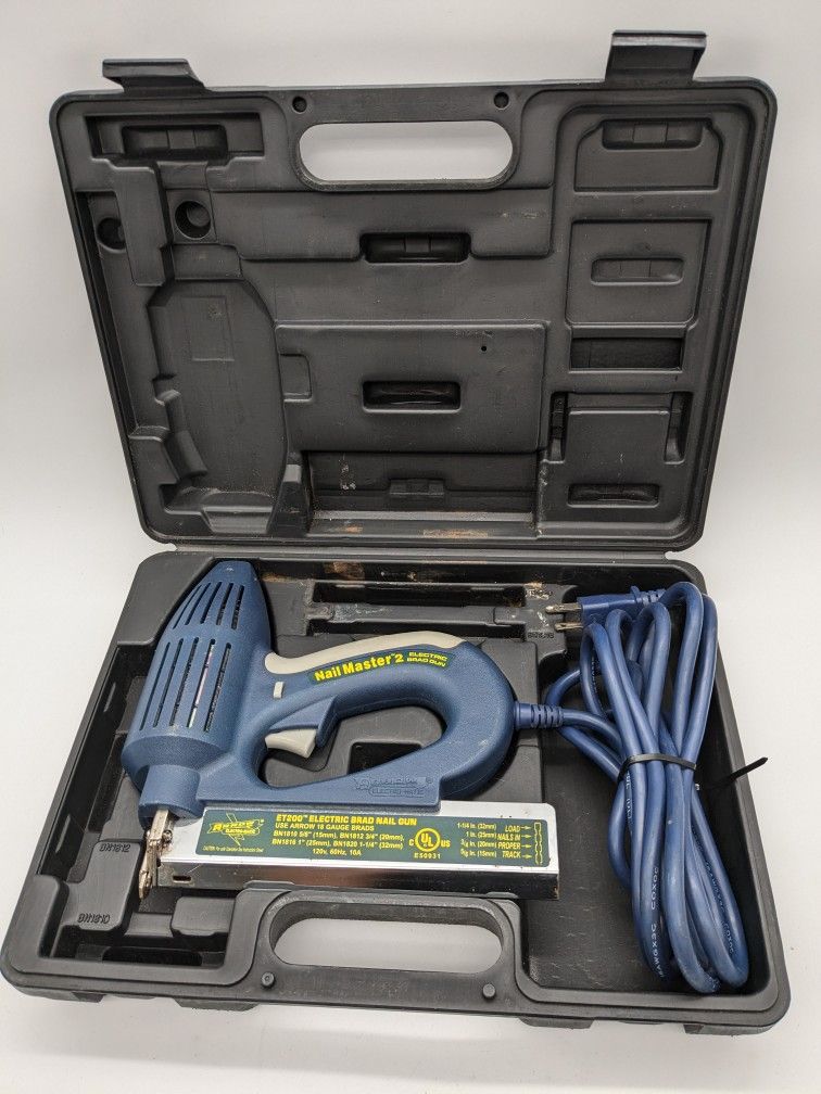 Arrow Fastener Co Brad Nail Gun Electric Heavy Duty ET200D (M 🐝)