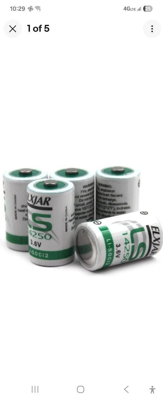 Elxjar Lithium Replacement Batteries (10)