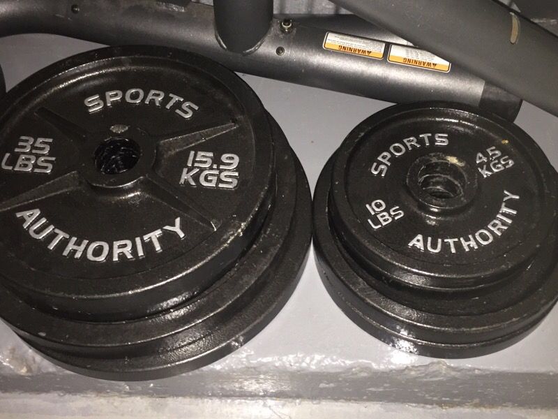 Sports Authority 300 lb Olympic Weight Set