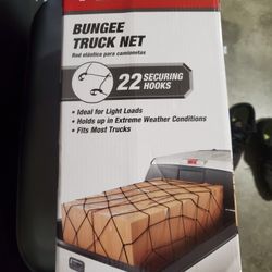 Hyper tough truck bungee cargo net