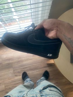 Nike Air Force 1 Low Black Suede – Good Condition