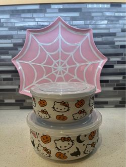 Hello Kitty Halloween Storage Containers