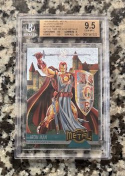 1995 Marvel Metal Iron Man BGS 9.5 #130