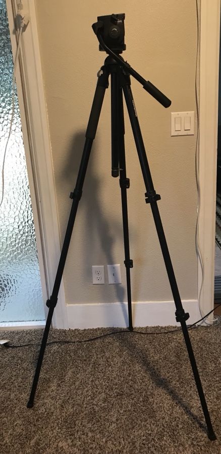 Bogey Manfrotto Tripod 3021BPRO w/ Floating Head 501 Bogen 3433 w/ GR Plate