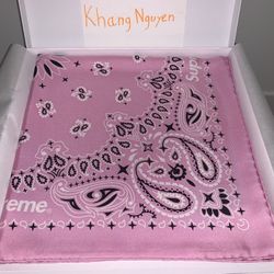 Supreme Silk Bandana (Pink)