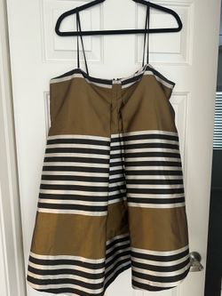 ASOS Olive & Black Striped skirt