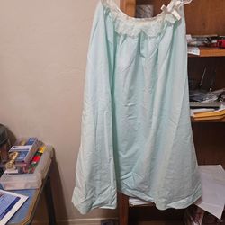 Eve Stillman Light Blue Night Gown Small 1970s