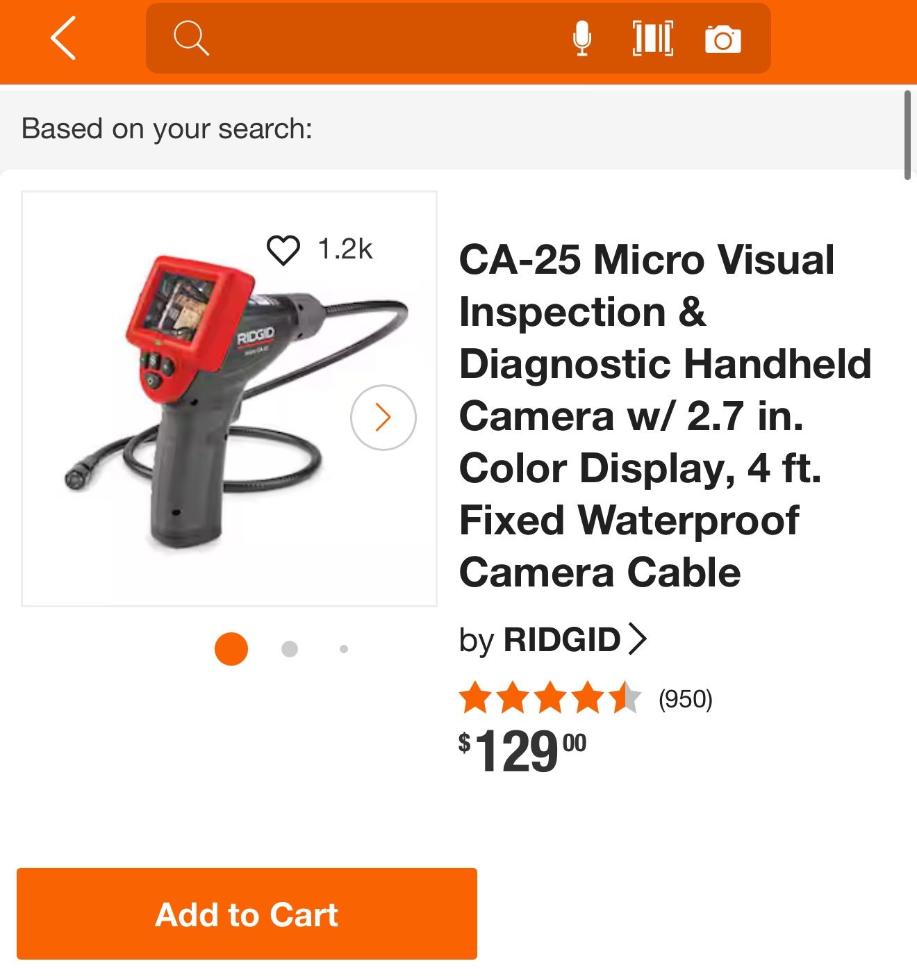 RIGID INSPECTION TOOL