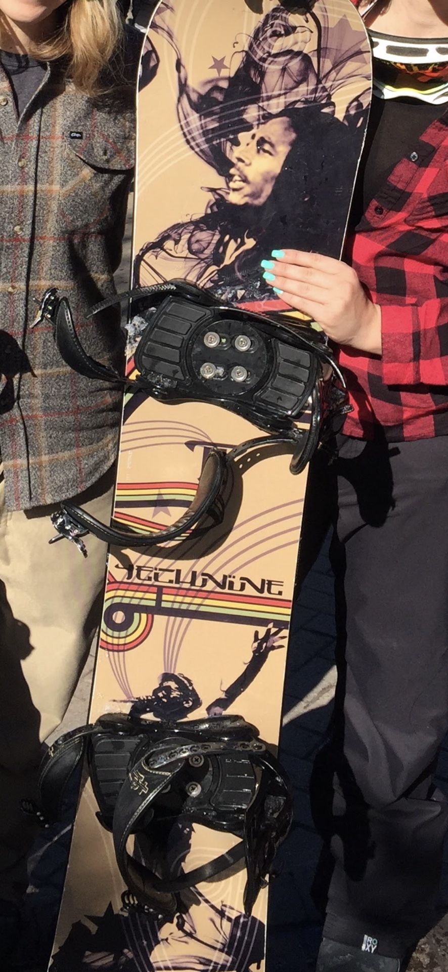 Technine Bob Marley Snowboard with Tech Nine Bindings