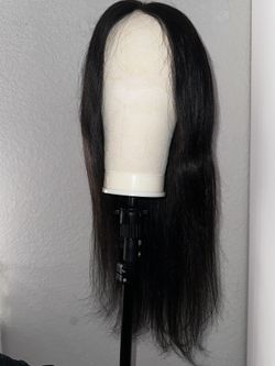 4x4 28” Lace Human Hair Wig Density 180% Preplucked And Lace Precut